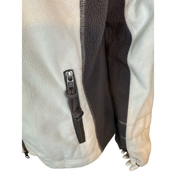 Harley Davidson Fleece Jacket Womens Full Zip 1W Equiv to 1X EUC Windproof Coat - Picture 2 of 7